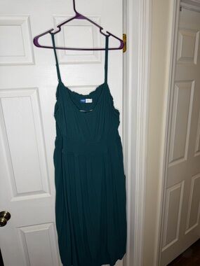 green emerald velvet dress Retro Stage Solid High Waist Bodycon Midi Pencil Dress Dark Green,XXL